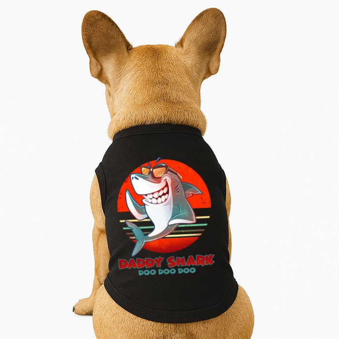 Retro Daddy Shark Doo Doo Doo Doggie Tank