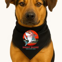 Retro Daddy Shark Doo Doo Doo USA-Made Doggie Bandana