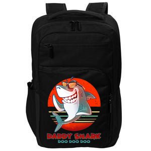 Retro Daddy Shark Doo Doo Doo Impact Tech Backpack