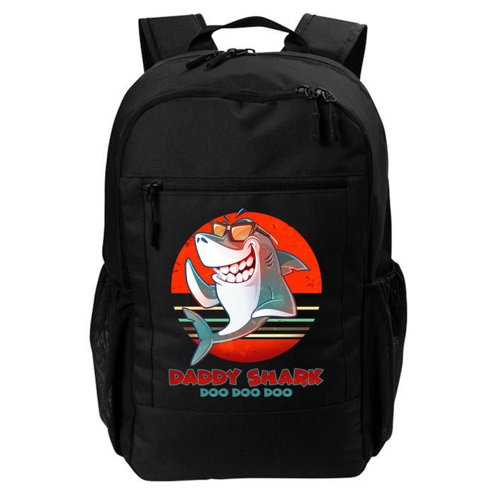 Retro Daddy Shark Doo Doo Doo Backpack
