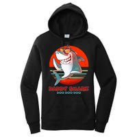 Retro Daddy Shark Doo Doo Doo Women's Pullover Hoodie