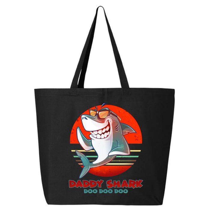 Retro Daddy Shark Doo Doo Doo 25L Jumbo Tote
