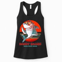 Retro Daddy Shark Doo Doo Doo Womens Tank Top