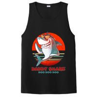 Retro Daddy Shark Doo Doo Doo PosiCharge Competitor Tank