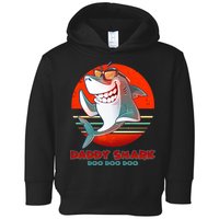 Retro Daddy Shark Doo Doo Doo Toddler Hoodie