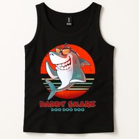 Retro Daddy Shark Doo Doo Doo Tank Top