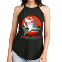 Retro Daddy Shark Doo Doo Doo Women's Perfect Tri Rocker Tank