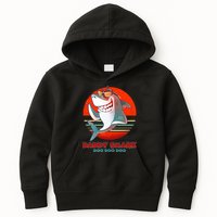Retro Daddy Shark Doo Doo Doo Kids Hoodie