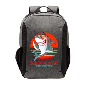 Retro Daddy Shark Doo Doo Doo Vector Backpack