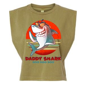 Retro Daddy Shark Doo Doo Doo Garment-Dyed Women's Muscle Tee