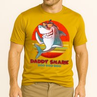Retro Daddy Shark Doo Doo Doo Performance Shirt