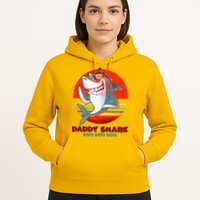 Retro Daddy Shark Doo Doo Doo Hoodie