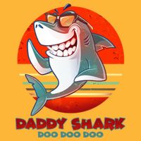 Retro Daddy Shark Doo Doo Doo Tall T-Shirt