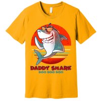 Retro Daddy Shark Doo Doo Doo Premium T-Shirt