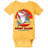 Retro Daddy Shark Doo Doo Doo Baby Bodysuit