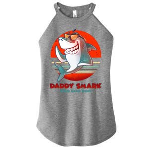 Retro Daddy Shark Doo Doo Doo Women's Perfect Tri Rocker Tank