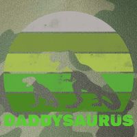 Retro Daddysaurus  Legacy Tie Dye Trucker Hat