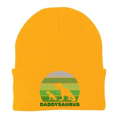 Retro Daddysaurus  Knit Cap Winter Beanie