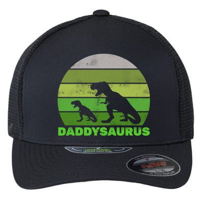 Retro Daddysaurus  Flexfit Unipanel Trucker Cap