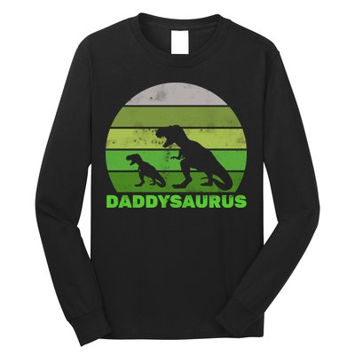 Retro Daddysaurus  Long Sleeve Shirt