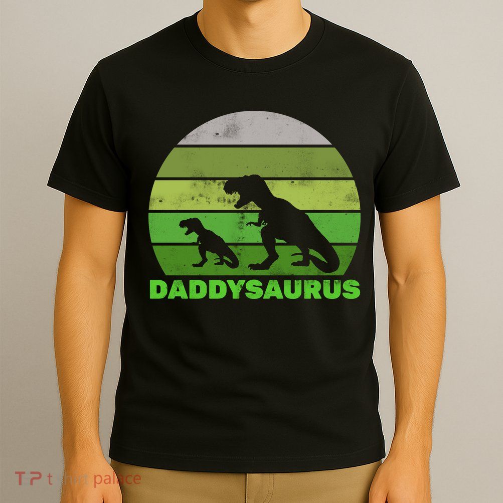 Retro Daddysaurus  T-Shirt
