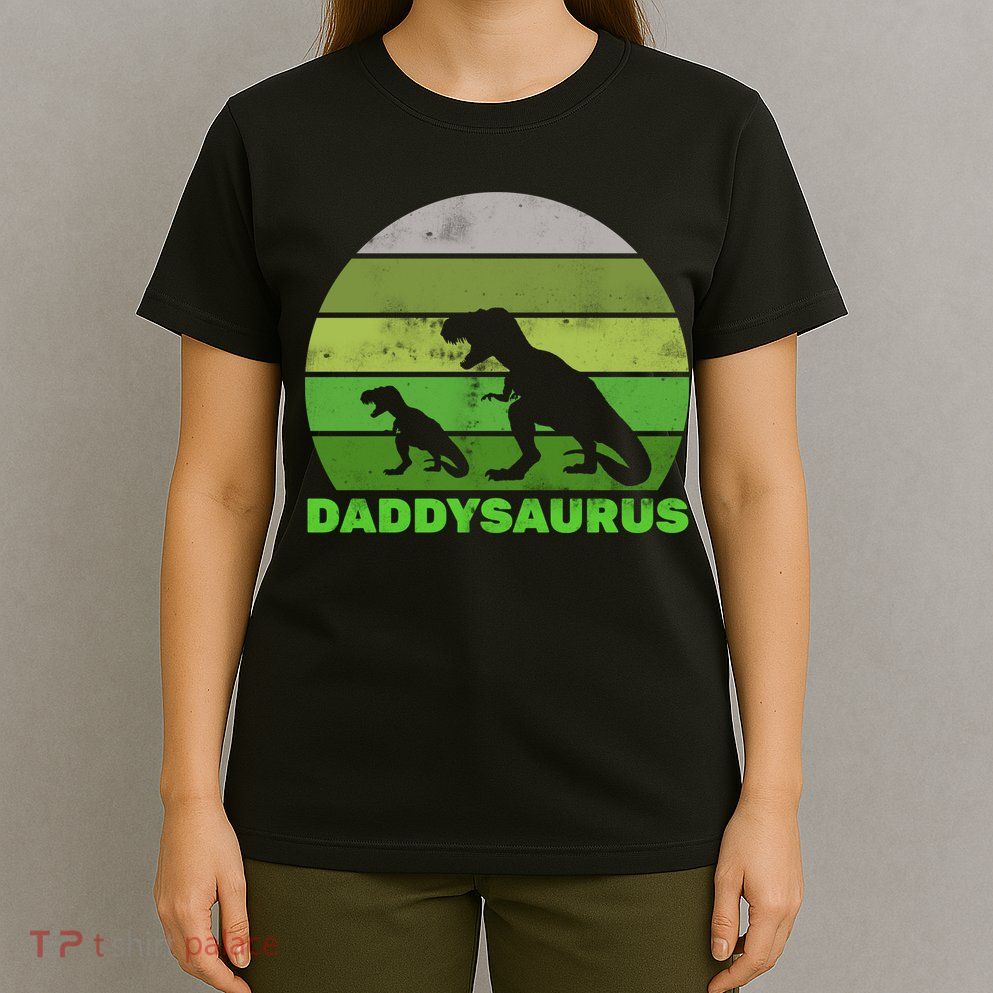 Retro Daddysaurus  T-Shirt