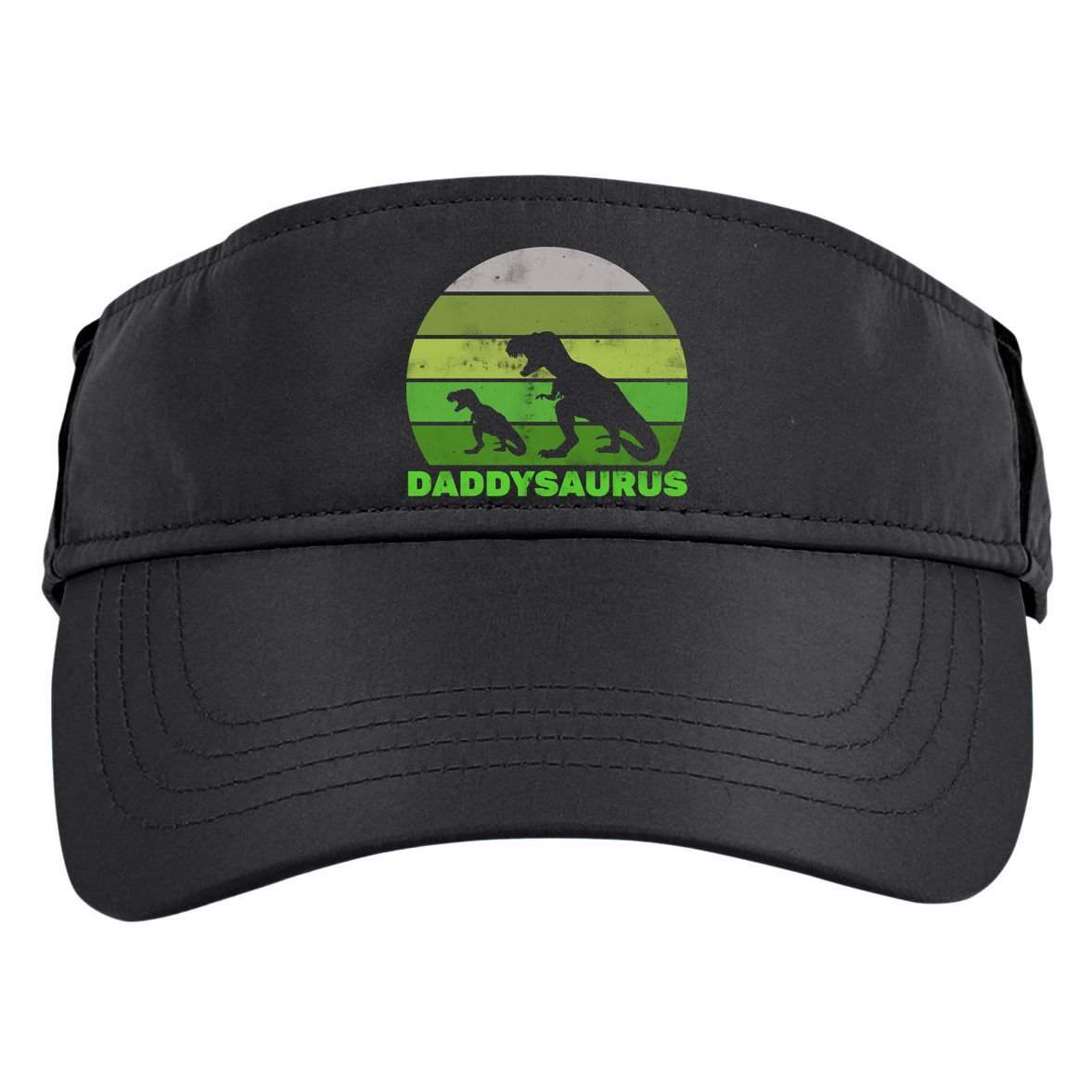 Retro Daddysaurus  Adult Drive Performance Visor