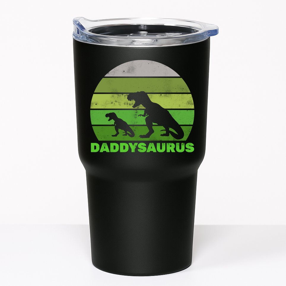 Retro Daddysaurus  Tumbler