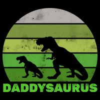 Retro Daddysaurus  Cooling Performance Long Sleeve Crew