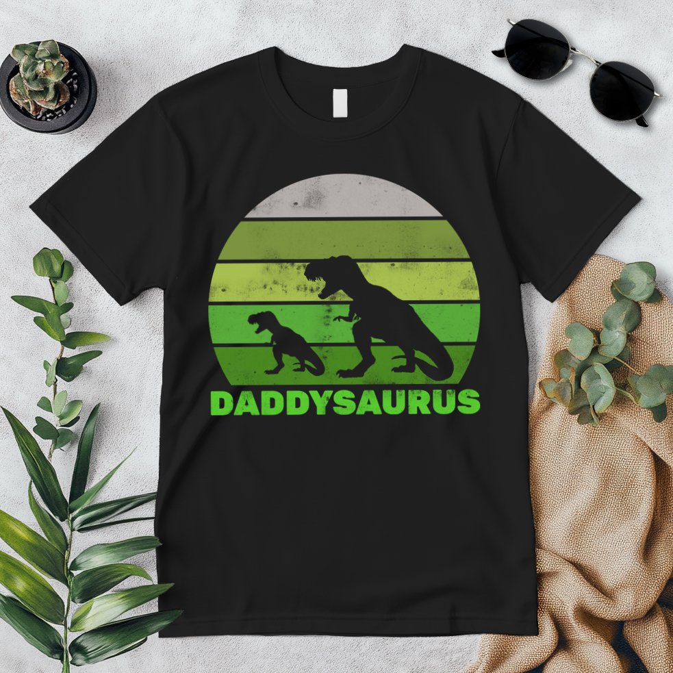 Retro Daddysaurus  Premium T-Shirt