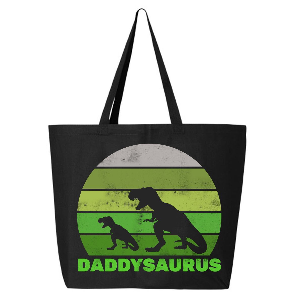 Retro Daddysaurus  25L Jumbo Tote