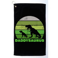 Retro Daddysaurus  Golf Towel