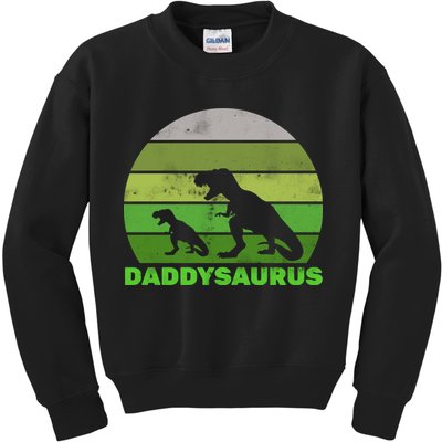Retro Daddysaurus  Kids Sweatshirt