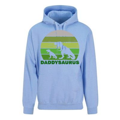 Retro Daddysaurus  Unisex Surf Hoodie