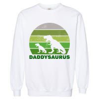 Retro Daddysaurus  Garment-Dyed Sweatshirt