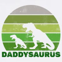 Retro Daddysaurus  Garment-Dyed Sweatshirt