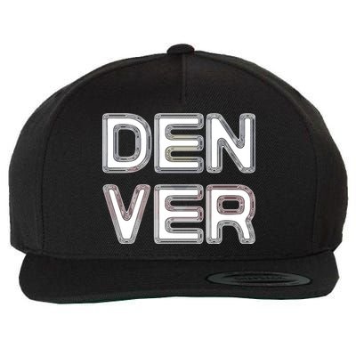 Retro Denver Wool Snapback Cap