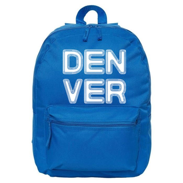 Retro Denver 16 in Basic Backpack