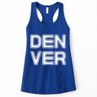 Retro Denver Womens Tank Top
