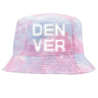 Retro Denver Tie-Dyed Bucket Hat