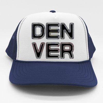 Retro Denver Trucker Hat