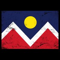 Retro Denver Colorado Flag Backpack
