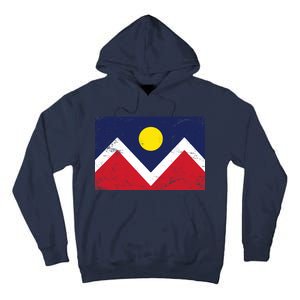 Retro Denver Colorado Flag Tall Hoodie