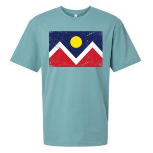 Retro Denver Colorado Flag Sueded Cloud Jersey T-Shirt