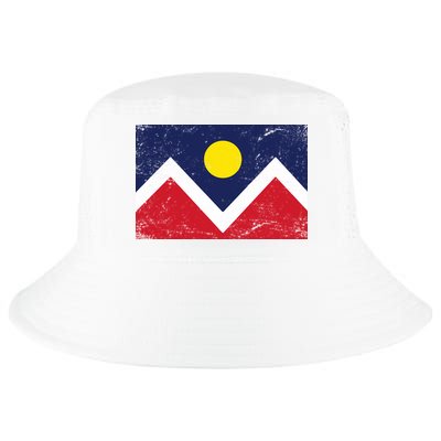 Retro Denver Colorado Flag Cool Comfort Performance Bucket Hat