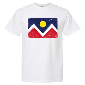 Retro Denver Colorado Flag Garment-Dyed Heavyweight T-Shirt