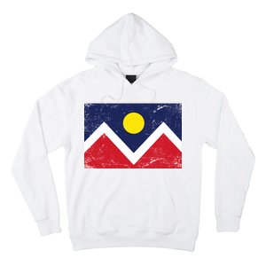 Retro Denver Colorado Flag Hoodie