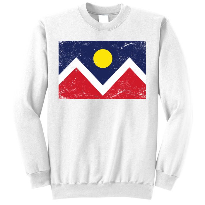 Retro Denver Colorado Flag Sweatshirt