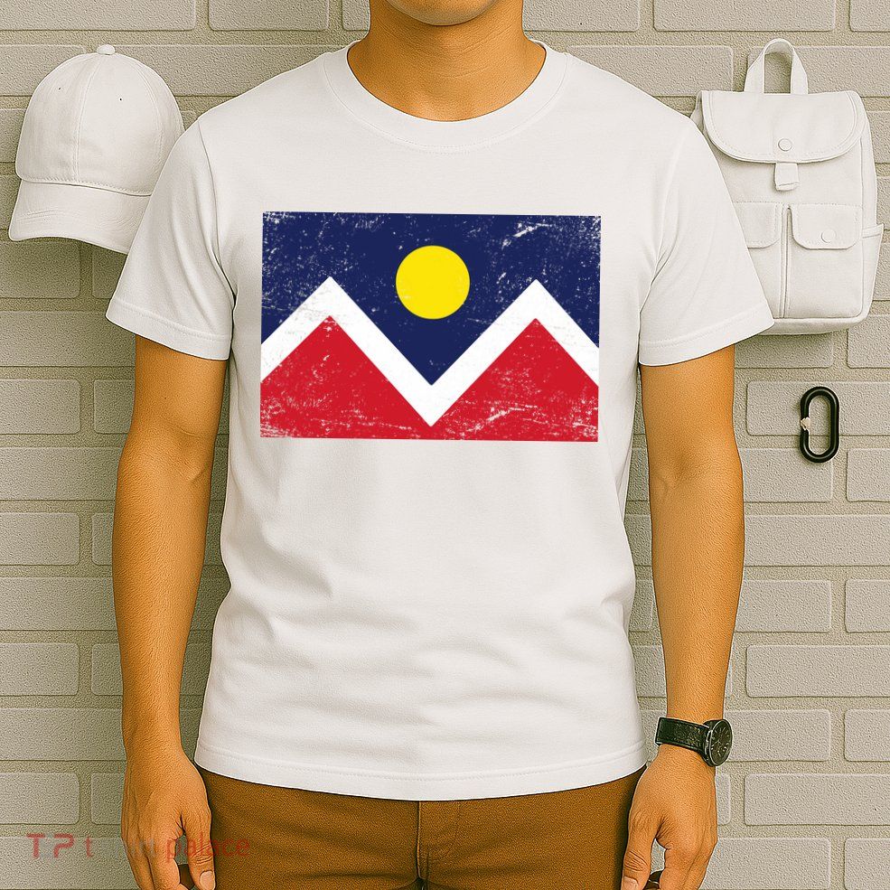 Retro Denver Colorado Flag T-Shirt