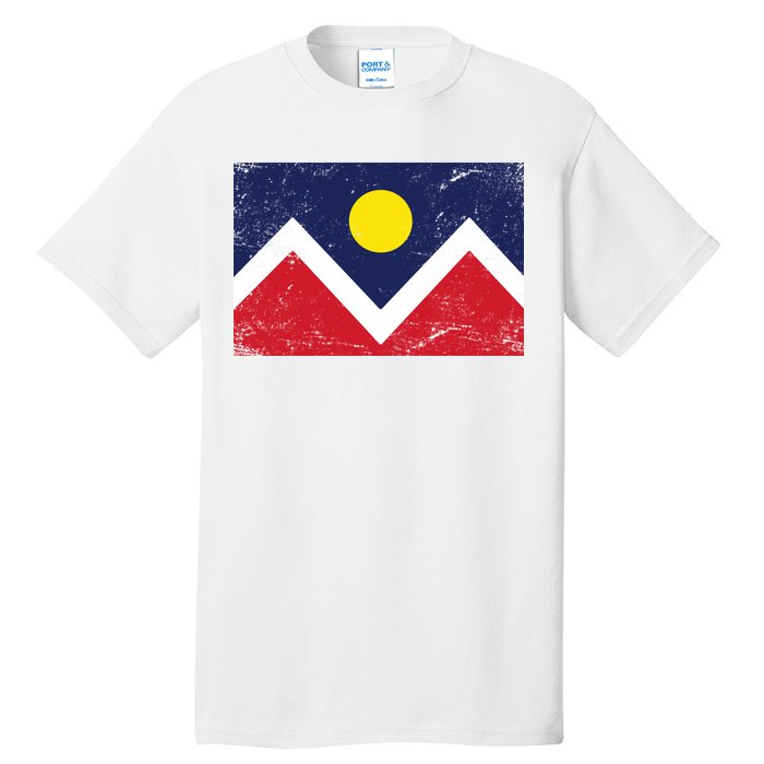 Retro Denver Colorado Flag Tall T-Shirt